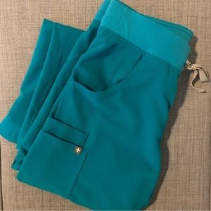 Figs Teal Cade Scrub Pants